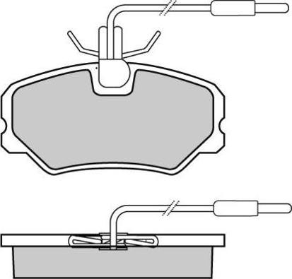 E.T.F. 12-0646 - Bremsbelagsatz, Scheibenbremse alexcarstop-ersatzteile.com