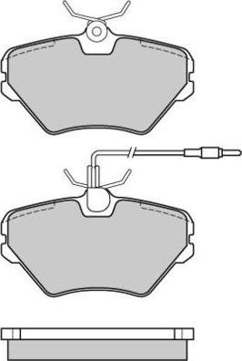 BOSCH 986424217 - Bremsbelagsatz, Scheibenbremse alexcarstop-ersatzteile.com