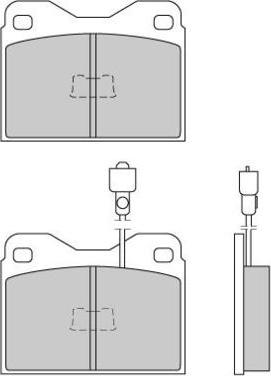 E.T.F. 12-0098 - Bremsbelagsatz, Scheibenbremse alexcarstop-ersatzteile.com