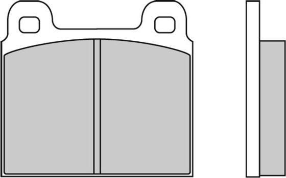 E.T.F. 12-0011 - Bremsbelagsatz, Scheibenbremse alexcarstop-ersatzteile.com