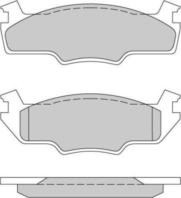 PBR DB242 - Bremsbelagsatz, Scheibenbremse alexcarstop-ersatzteile.com