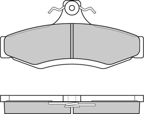 E.T.F. 12-0851 - Bremsbelagsatz, Scheibenbremse alexcarstop-ersatzteile.com