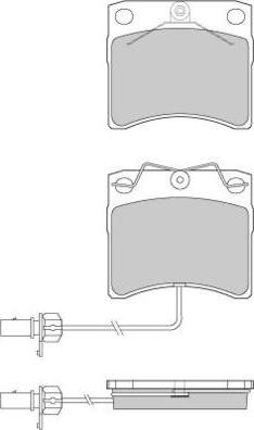 E.T.F. 12-0869 - Bremsbelagsatz, Scheibenbremse alexcarstop-ersatzteile.com