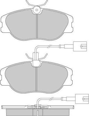 BOSCH 986424167 - Bremsbelagsatz, Scheibenbremse alexcarstop-ersatzteile.com