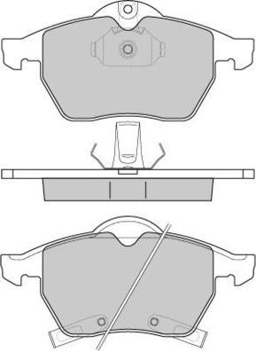 E.T.F. 12-0813 - Bremsbelagsatz, Scheibenbremse alexcarstop-ersatzteile.com