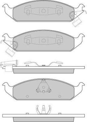 Lucas Electrical 6140165 - Bremsbelagsatz, Scheibenbremse alexcarstop-ersatzteile.com