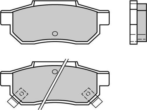 BOSCH F 03B 150 561 - Bremsbelagsatz, Scheibenbremse alexcarstop-ersatzteile.com