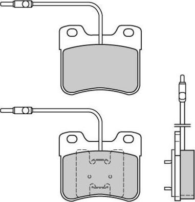 E.T.F. 12-0344 - Bremsbelagsatz, Scheibenbremse alexcarstop-ersatzteile.com