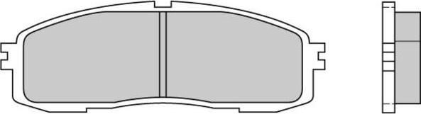 E.T.F. 12-0362 - Bremsbelagsatz, Scheibenbremse alexcarstop-ersatzteile.com