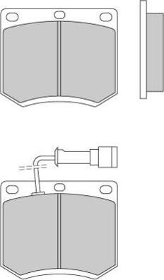 E.T.F. 12-0205 - Bremsbelagsatz, Scheibenbremse alexcarstop-ersatzteile.com