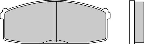 E.T.F. 12-0237 - Bremsbelagsatz, Scheibenbremse alexcarstop-ersatzteile.com