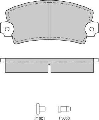 E.T.F. 12-0220 - Bremsbelagsatz, Scheibenbremse alexcarstop-ersatzteile.com