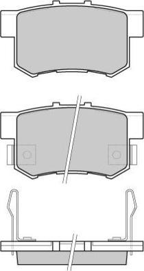 E.T.F. 12-0750 - Bremsbelagsatz, Scheibenbremse alexcarstop-ersatzteile.com