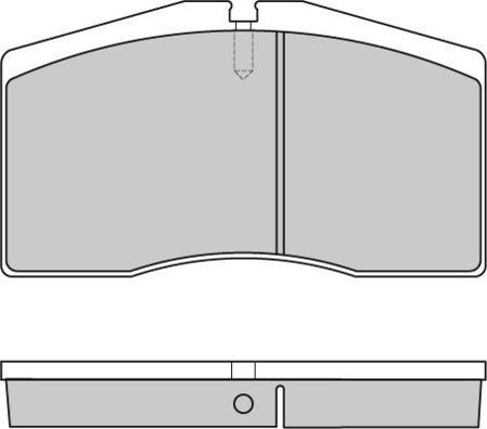 Optimal 12731 - Bremsbelagsatz, Scheibenbremse alexcarstop-ersatzteile.com