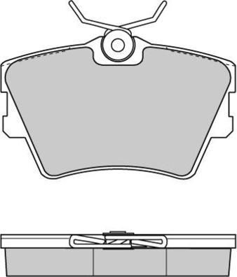 E.T.F. 12-0724 - Bremsbelagsatz, Scheibenbremse alexcarstop-ersatzteile.com