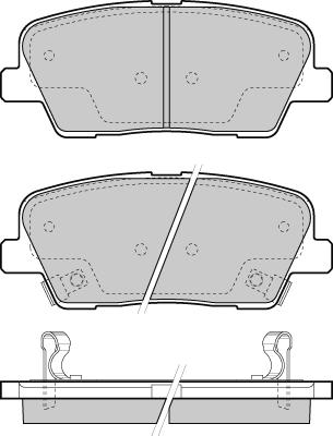 Metzger 1274.02 - Bremsbelagsatz, Scheibenbremse alexcarstop-ersatzteile.com