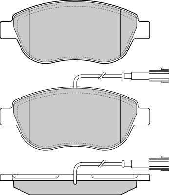 Magneti Marelli 363700202054 - Bremsbelagsatz, Scheibenbremse alexcarstop-ersatzteile.com