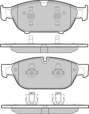 E.T.F. 12-1476 - Bremsbelagsatz, Scheibenbremse alexcarstop-ersatzteile.com