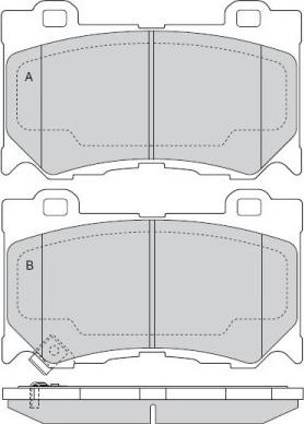 BENDIX 572501 - Bremsbelagsatz, Scheibenbremse alexcarstop-ersatzteile.com