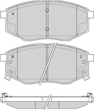 HELLA T2167 - Bremsbelagsatz, Scheibenbremse alexcarstop-ersatzteile.com