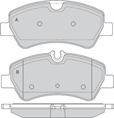 Key Parts KBP2409 - Bremsbelagsatz, Scheibenbremse alexcarstop-ersatzteile.com