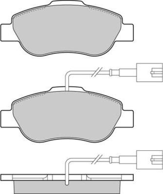 OSSCA 32060 - Bremsbelagsatz, Scheibenbremse alexcarstop-ersatzteile.com