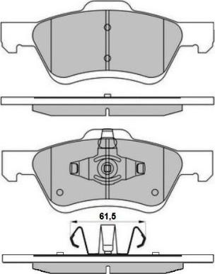 Textar 2443903 - Bremsbelagsatz, Scheibenbremse alexcarstop-ersatzteile.com