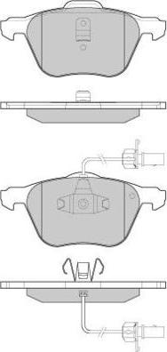 E.T.F. 12-1076 - Bremsbelagsatz, Scheibenbremse alexcarstop-ersatzteile.com