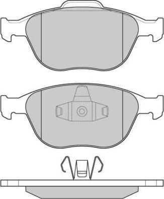 E.T.F. 12-1078 - Bremsbelagsatz, Scheibenbremse alexcarstop-ersatzteile.com