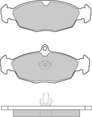 E.T.F. 12-1156 - Bremsbelagsatz, Scheibenbremse alexcarstop-ersatzteile.com