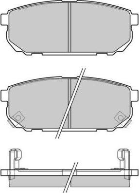 Mobis 583023ED01 - Bremsbelagsatz, Scheibenbremse alexcarstop-ersatzteile.com