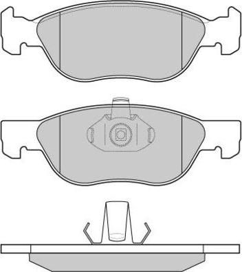 E.T.F. 12-1131 - Bremsbelagsatz, Scheibenbremse alexcarstop-ersatzteile.com