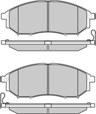 E.T.F. 12-1350 - Bremsbelagsatz, Scheibenbremse alexcarstop-ersatzteile.com