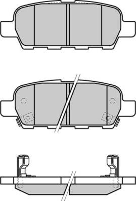 E.T.F. 12-1351 - Bremsbelagsatz, Scheibenbremse alexcarstop-ersatzteile.com