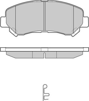 HELLA T1751 - Bremsbelagsatz, Scheibenbremse alexcarstop-ersatzteile.com