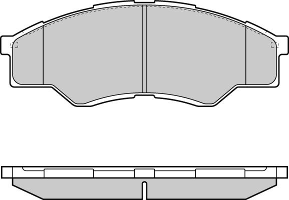 E.T.F. 12-1375 - Bremsbelagsatz, Scheibenbremse alexcarstop-ersatzteile.com