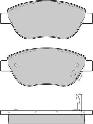 E.T.F. 12-1295 - Bremsbelagsatz, Scheibenbremse alexcarstop-ersatzteile.com