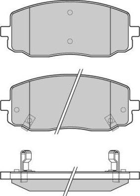 MOPROD MBP1670 - Bremsbelagsatz, Scheibenbremse alexcarstop-ersatzteile.com