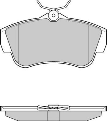 PEUGEOT 16 736 014 80 - Bremsbelagsatz, Scheibenbremse alexcarstop-ersatzteile.com