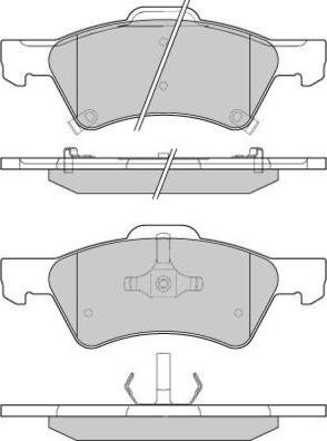 Dodge V1013803AD - Bremsbelagsatz, Scheibenbremse alexcarstop-ersatzteile.com