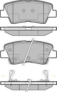 E.T.F. 12-1780 - Bremsbelagsatz, Scheibenbremse alexcarstop-ersatzteile.com