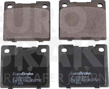 Eurobrake 5502229911 - Bremsbelagsatz, Scheibenbremse alexcarstop-ersatzteile.com