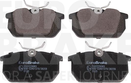 Eurobrake 5502229983 - Bremsbelagsatz, Scheibenbremse alexcarstop-ersatzteile.com