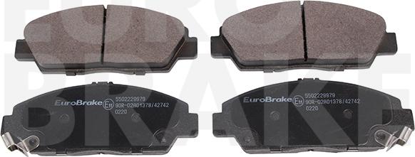 Eurobrake 5502229979 - Bremsbelagsatz, Scheibenbremse alexcarstop-ersatzteile.com