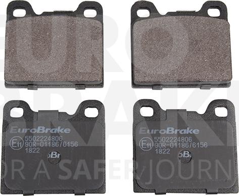 Eurobrake 5502224806 - Bremsbelagsatz, Scheibenbremse alexcarstop-ersatzteile.com