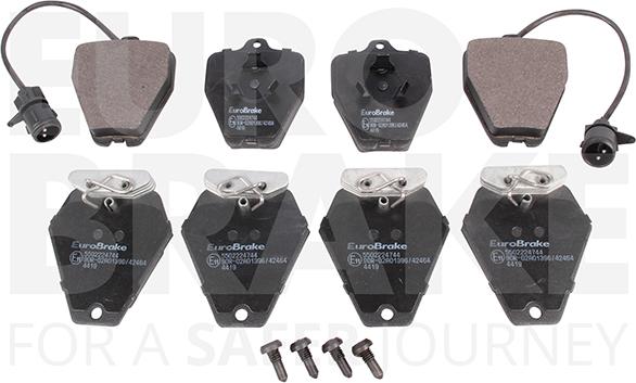 Eurobrake 5502224744 - Bremsbelagsatz, Scheibenbremse alexcarstop-ersatzteile.com