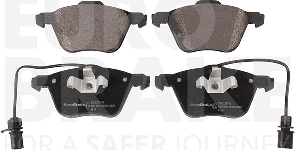 Eurobrake 5502224754 - Bremsbelagsatz, Scheibenbremse alexcarstop-ersatzteile.com