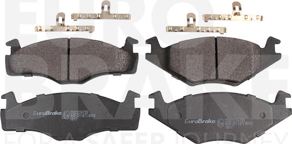 Eurobrake 5502224735 - Bremsbelagsatz, Scheibenbremse alexcarstop-ersatzteile.com