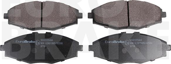 Eurobrake 5502225004 - Bremsbelagsatz, Scheibenbremse alexcarstop-ersatzteile.com