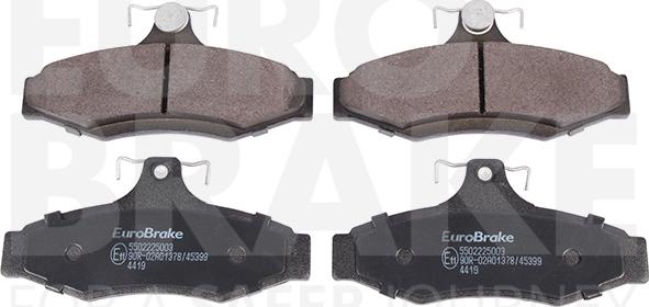 Eurobrake 5502225003 - Bremsbelagsatz, Scheibenbremse alexcarstop-ersatzteile.com